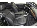 Black 2011 BMW 1 Series 135i Convertible Interior Color