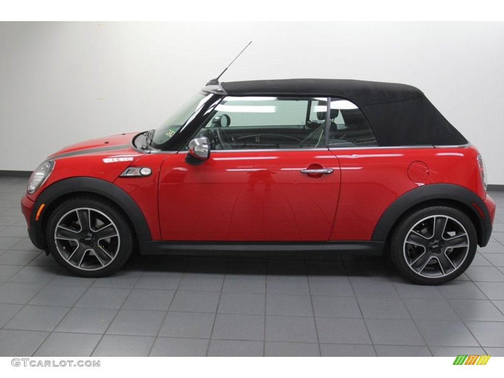 Chili Red 2009 Mini Cooper S Convertible Exterior Photo #78670892