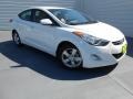 2013 Shimmering White Hyundai Elantra GLS  photo #2