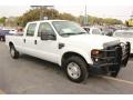 2008 Oxford White Ford F350 Super Duty XL Crew Cab  photo #1