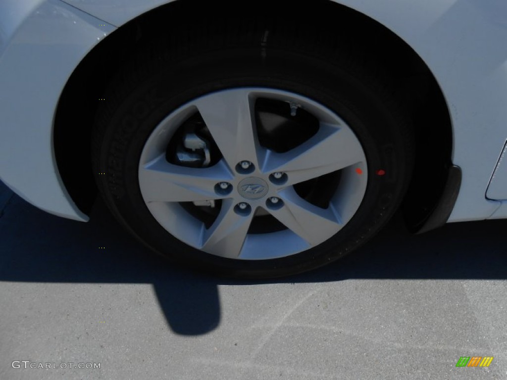 2013 Elantra GLS - Shimmering White / Beige photo #11