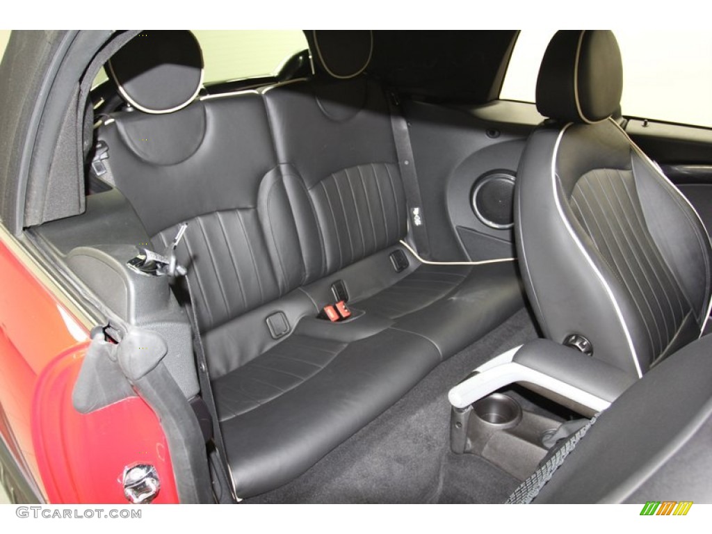 2009 Mini Cooper S Convertible Rear Seat Photos