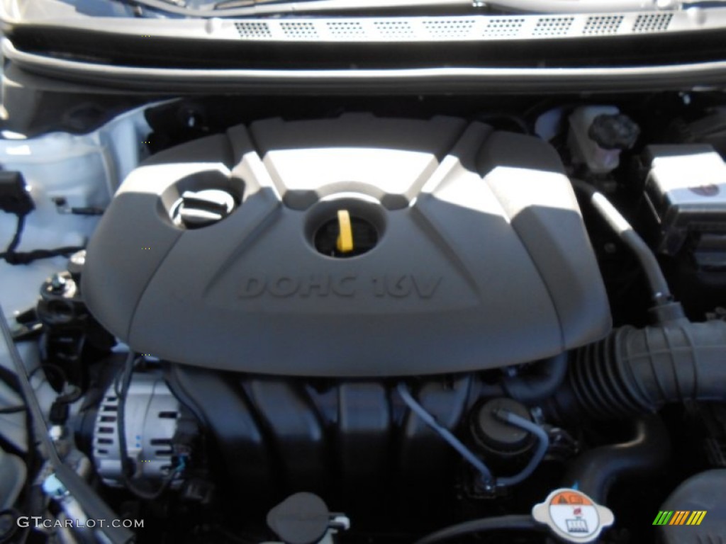 2013 Elantra GLS - Shimmering White / Beige photo #16