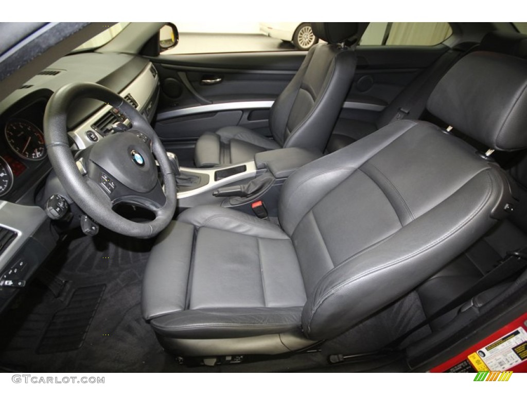 Black Interior 2010 BMW 3 Series 328i Coupe Photo #78671782