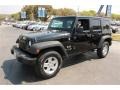 2008 Black Jeep Wrangler Unlimited X 4x4  photo #4