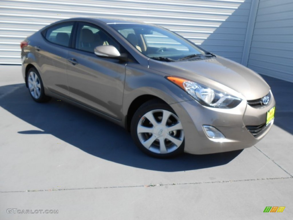 2013 Elantra Limited - Desert Bronze / Beige photo #1