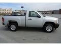 2011 Sheer Silver Metallic Chevrolet Silverado 1500 Regular Cab  photo #6