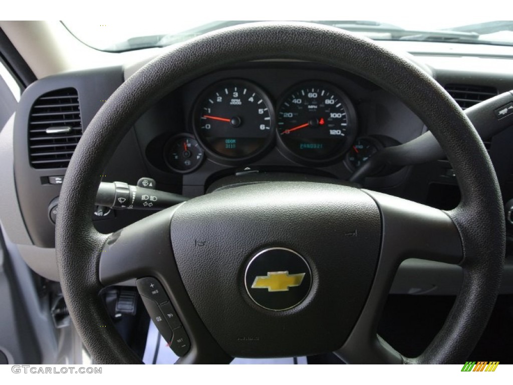 2011 Silverado 1500 Regular Cab - Sheer Silver Metallic / Dark Titanium photo #12