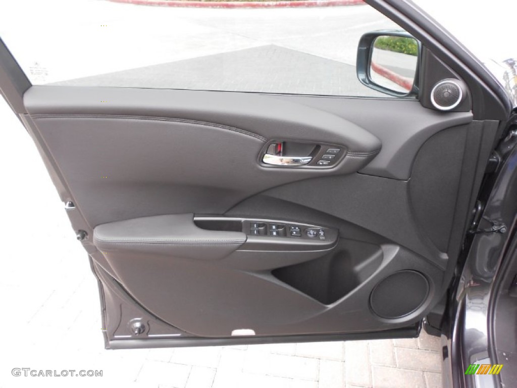 2013 Acura RDX Standard RDX Model Ebony Door Panel Photo #78673435