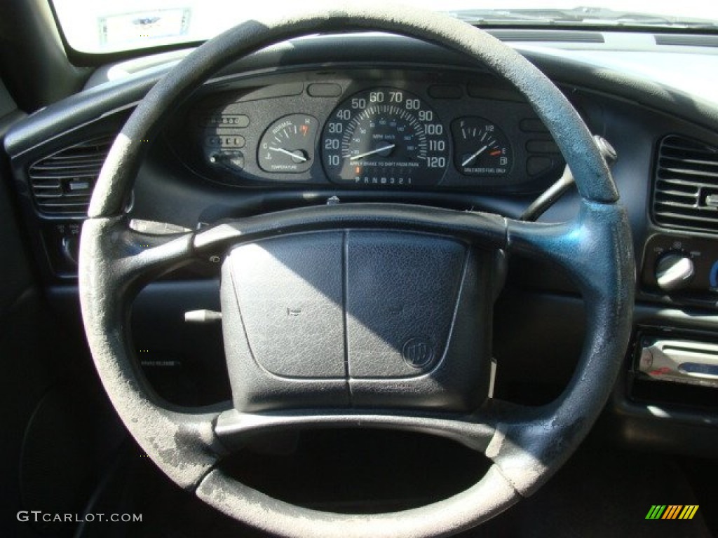 1997 Buick Skylark Custom Sedan Graphite Steering Wheel Photo #78673885