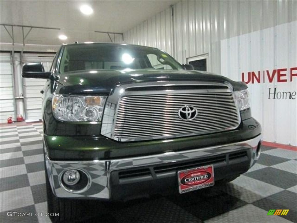 2011 Tundra Texas Edition Double Cab - Spruce Green Mica / Sand Beige photo #2