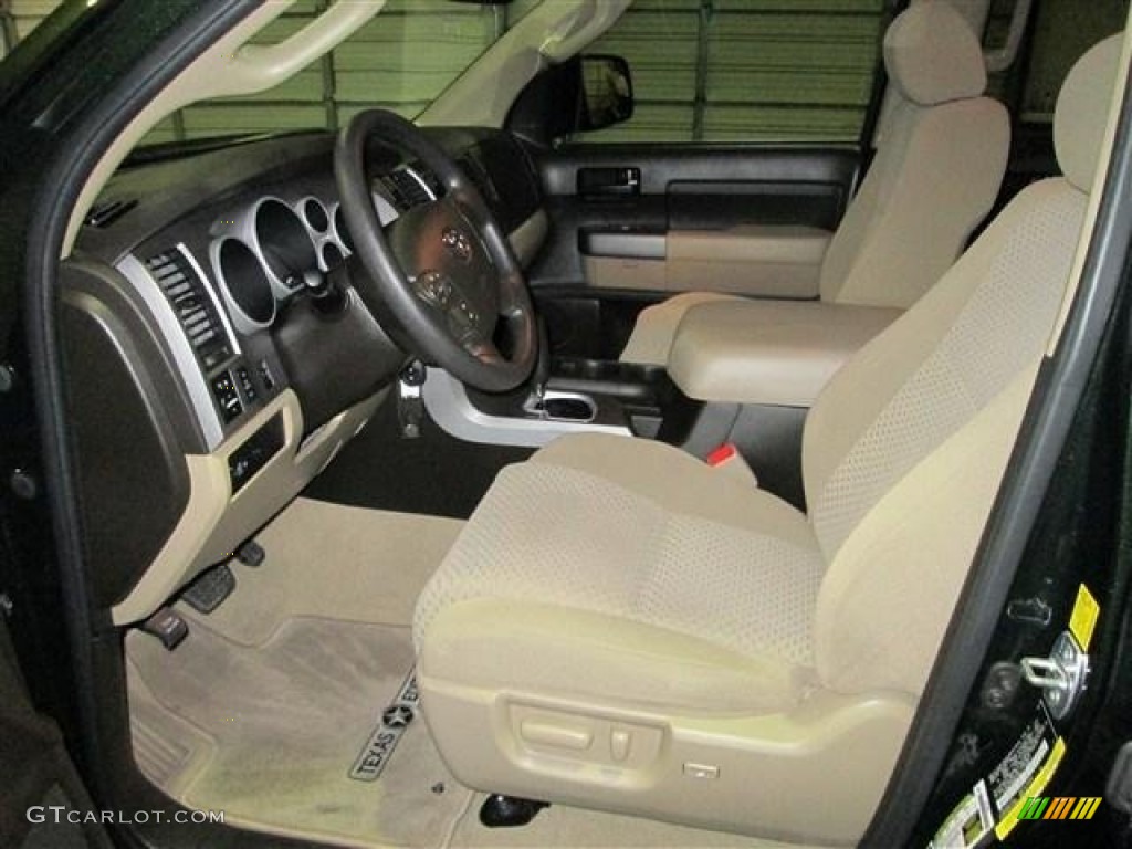 2011 Tundra Texas Edition Double Cab - Spruce Green Mica / Sand Beige photo #10