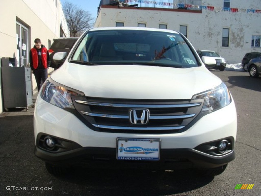 2012 CR-V EX 4WD - White Diamond Pearl / Gray photo #2