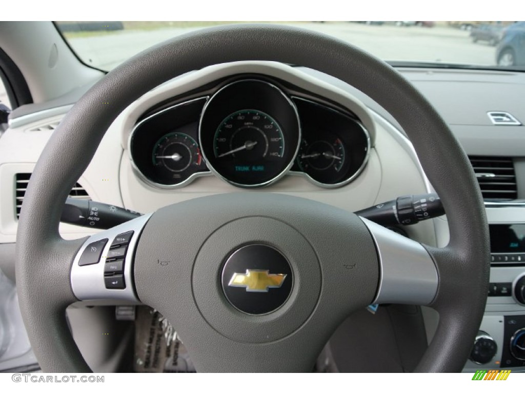 2012 Chevrolet Malibu LS Titanium Steering Wheel Photo #78674551