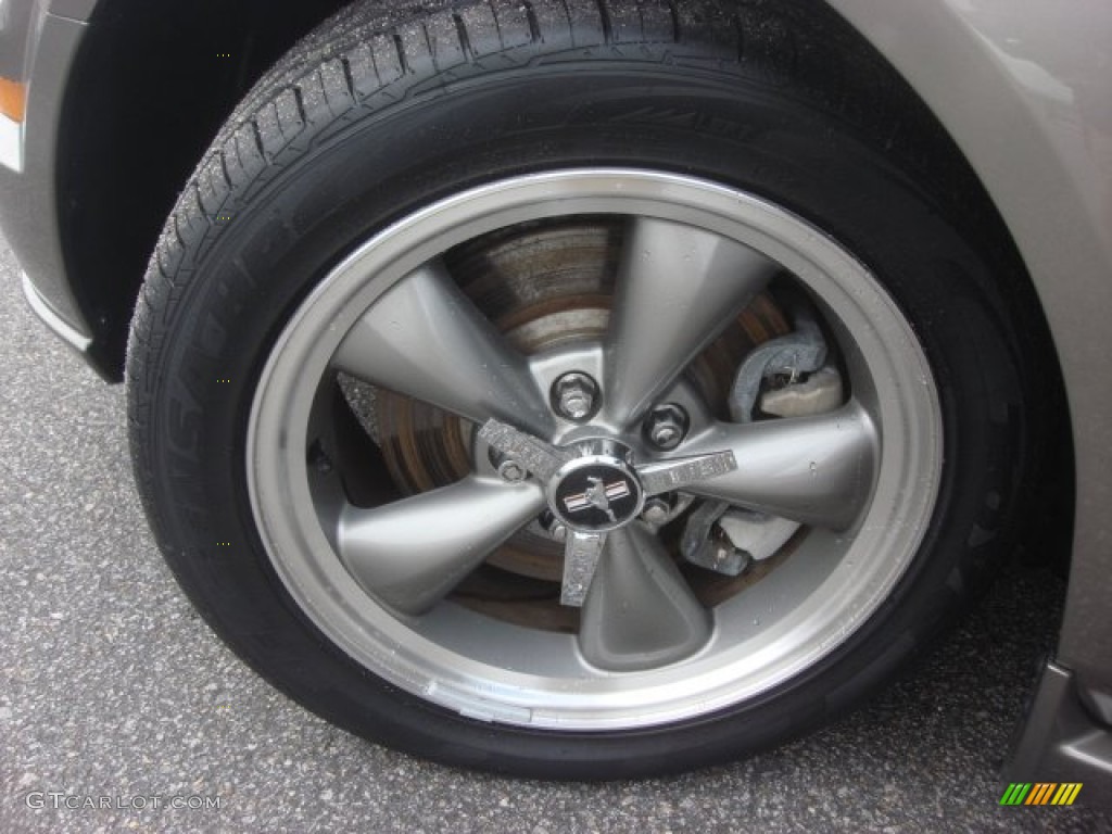 2005 Mustang GT Premium Coupe - Mineral Grey Metallic / Dark Charcoal photo #25