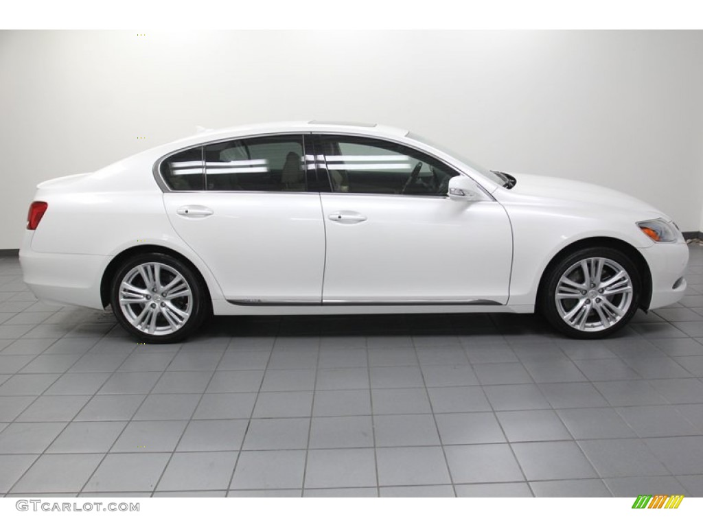 Starfire White Pearl 2008 Lexus GS 450h Hybrid Exterior Photo #78675353