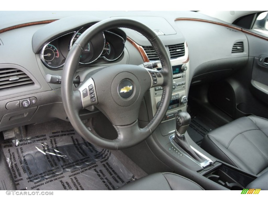 Ebony Interior 2012 Chevrolet Malibu LTZ Photo #78675392