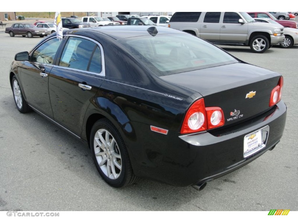 2012 Malibu LTZ - Black Granite Metallic / Cocoa/Cashmere photo #4