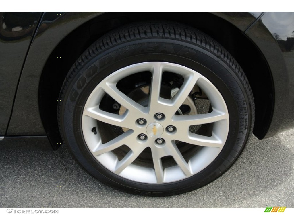 2012 Malibu LTZ - Black Granite Metallic / Cocoa/Cashmere photo #24