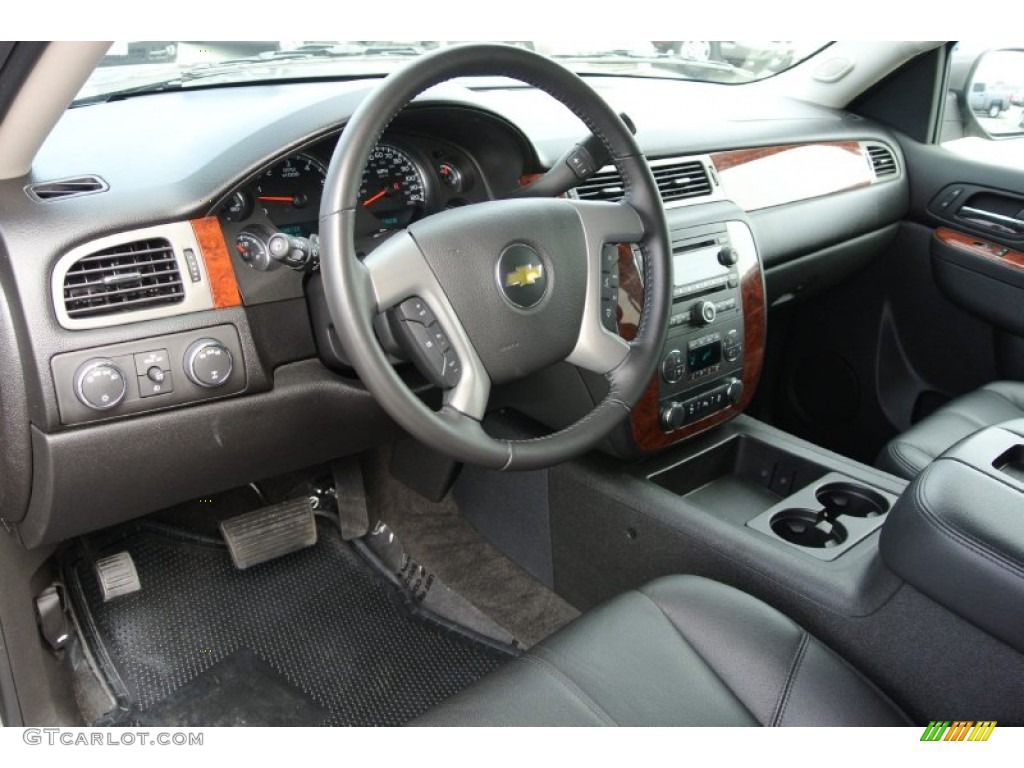 Ebony Interior 2012 Chevrolet Tahoe LT 4x4 Photo #78676661