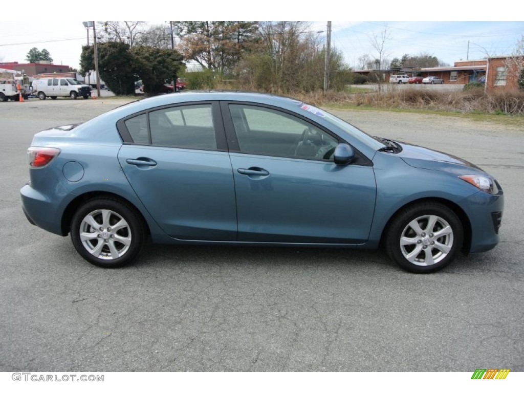 2010 MAZDA3 i Sport 4 Door - Gunmetal Blue Mica / Black photo #6