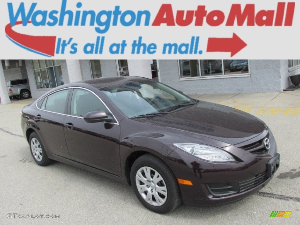 2010 MAZDA6 i Sport Sedan - Black Cherry Metallic / Black photo #1