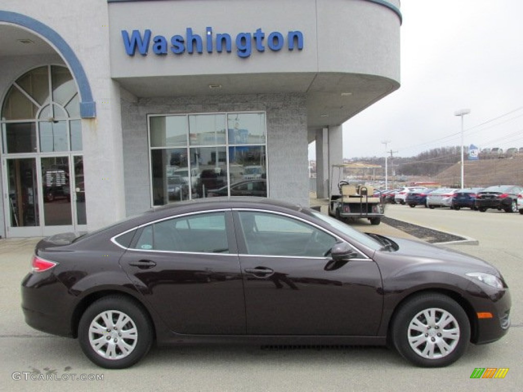 2010 MAZDA6 i Sport Sedan - Black Cherry Metallic / Black photo #2