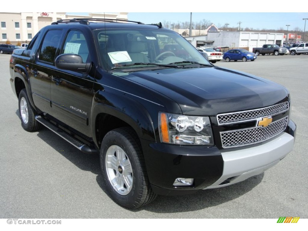 Black 2013 Chevrolet Avalanche LT 4x4 Black Diamond Edition Exterior Photo #78679746