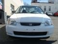 1997 Frost White Honda Civic DX Sedan  photo #2