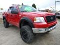 2004 Bright Red Ford F150 XLT SuperCrew 4x4  photo #7