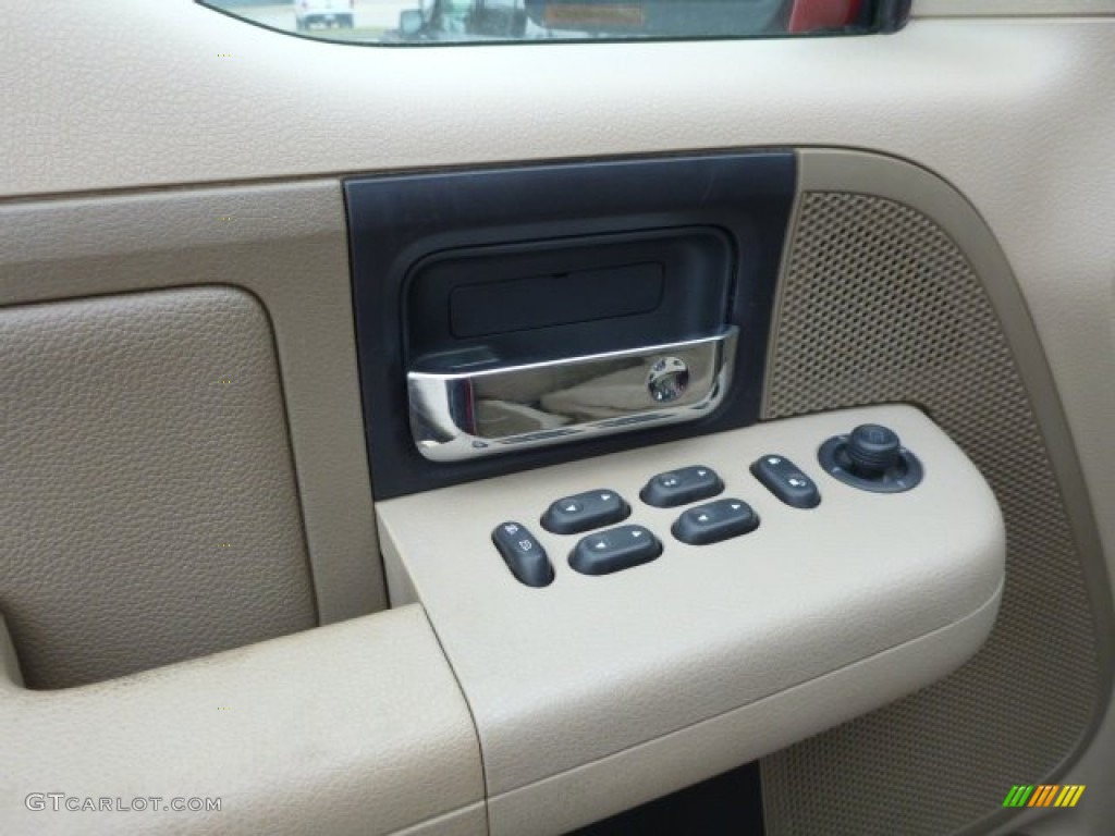 2004 F150 XLT SuperCrew 4x4 - Bright Red / Tan photo #14