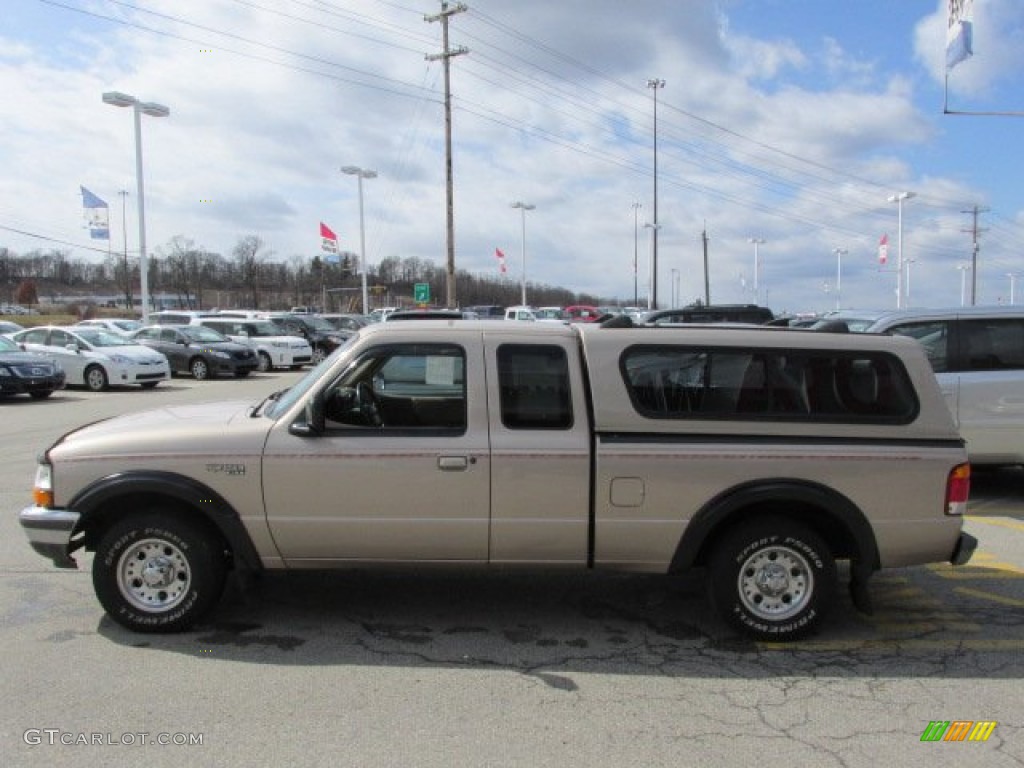 1998 Ranger XLT Extended Cab - Light Prairie Tan Metallic / Medium Prairie Tan photo #7