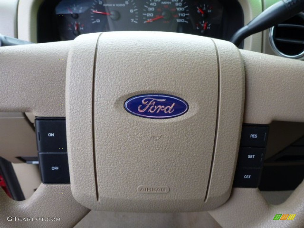 2004 F150 XLT SuperCrew 4x4 - Bright Red / Tan photo #18