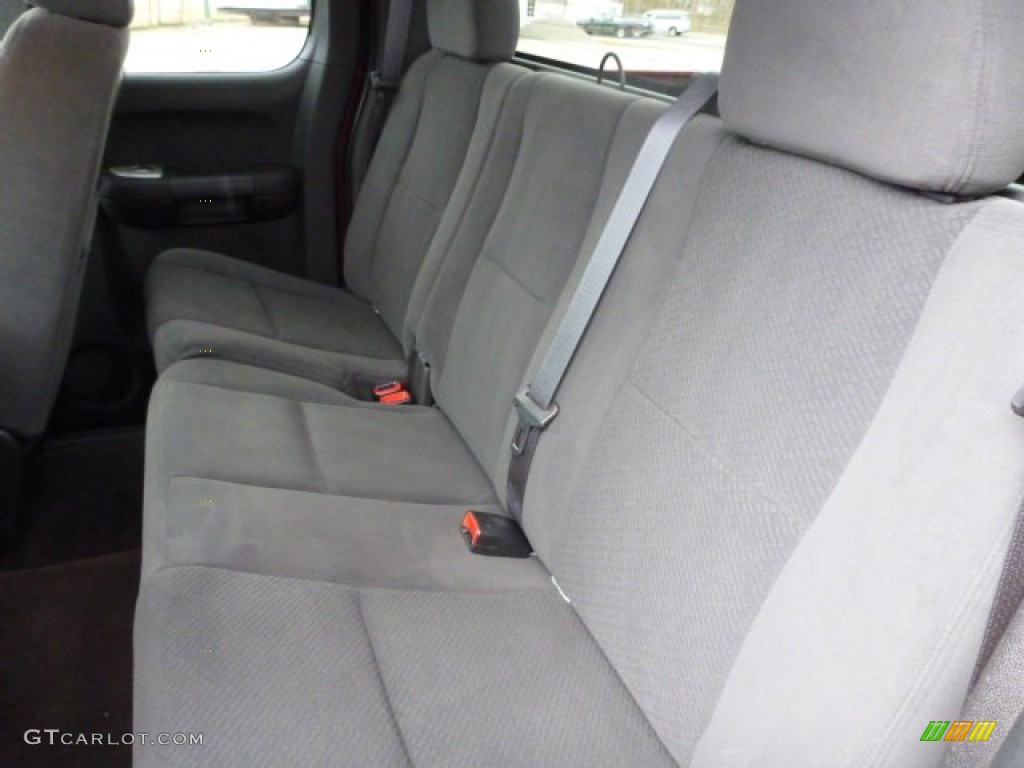 Ebony Interior 2008 GMC Sierra 1500 SLE Extended Cab 4x4 Photo #78680899