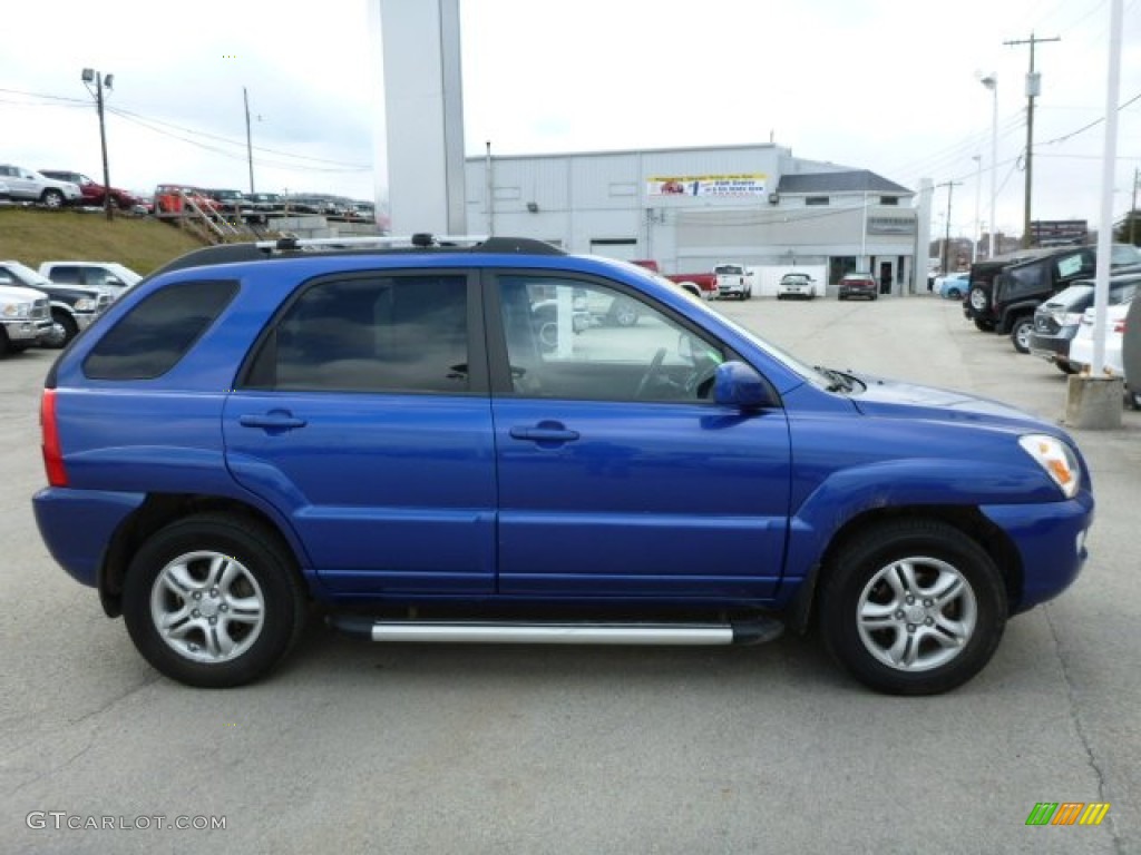 Smart Blue Metallic 2008 Kia Sportage EX V6 4x4 Exterior Photo #78681181