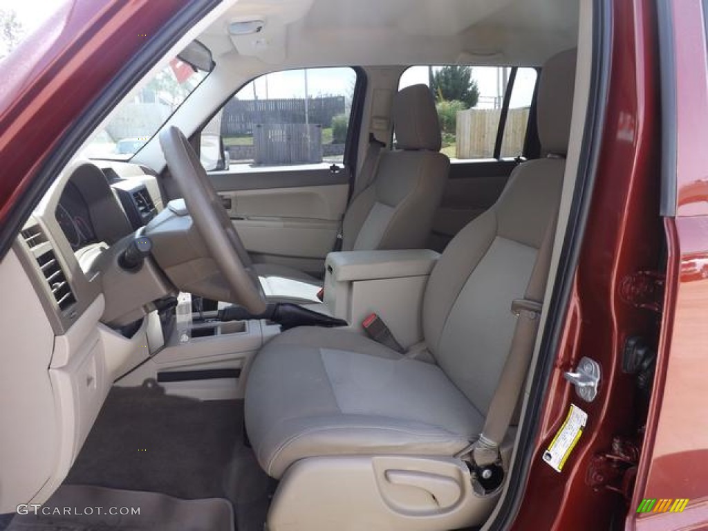 Pastel Pebble Beige Interior 2008 Jeep Liberty Sport Photo #78681187