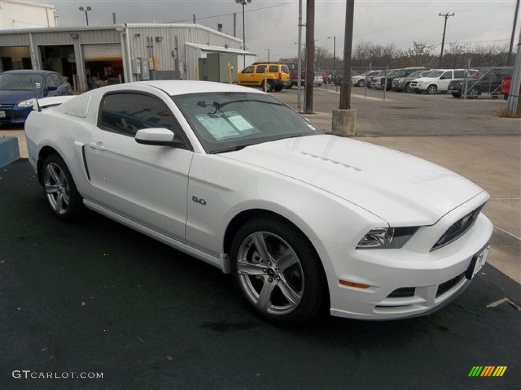Oxford White 2014 Ford Mustang GT Premium Coupe Exterior Photo #78681708