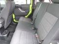 Rear Seat of 2012 Wrangler Unlimited Sport S 4x4