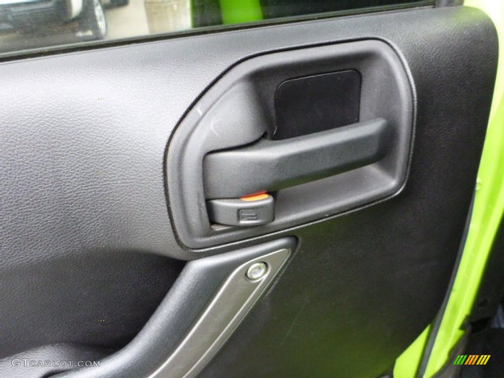 2012 Wrangler Unlimited Sport S 4x4 - Gecko Green / Black photo #13