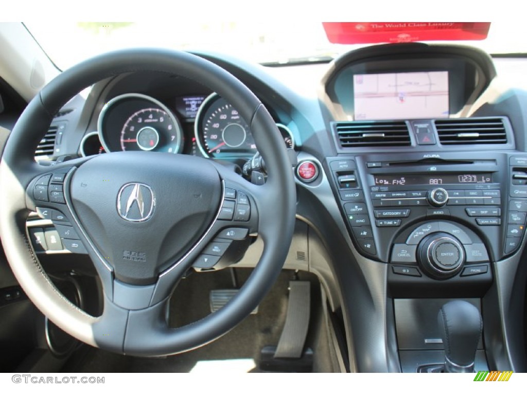 2013 Acura TL SH-AWD Advance Ebony Dashboard Photo #78682945