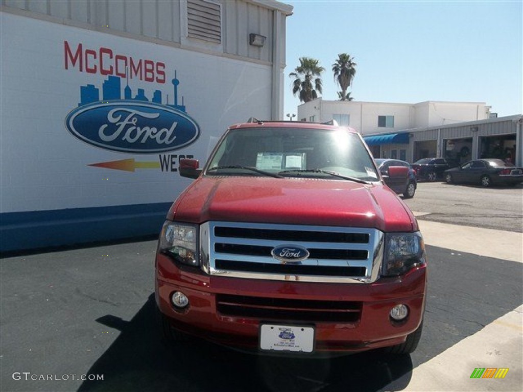 2013 Expedition Limited - Autumn Red / Stone photo #1