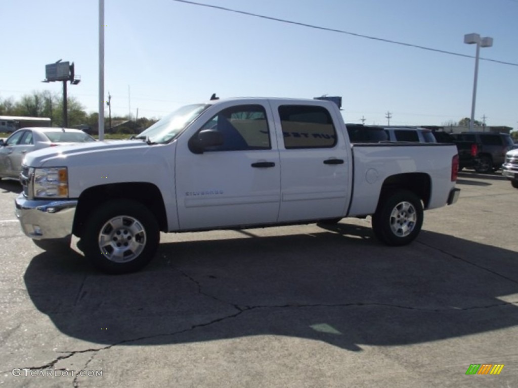 2013 Silverado 1500 LT Crew Cab - Summit White / Ebony photo #2