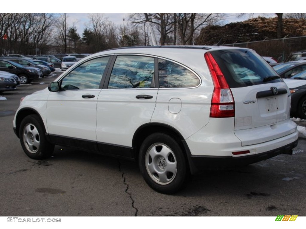 2010 CR-V LX AWD - Taffeta White / Gray photo #6