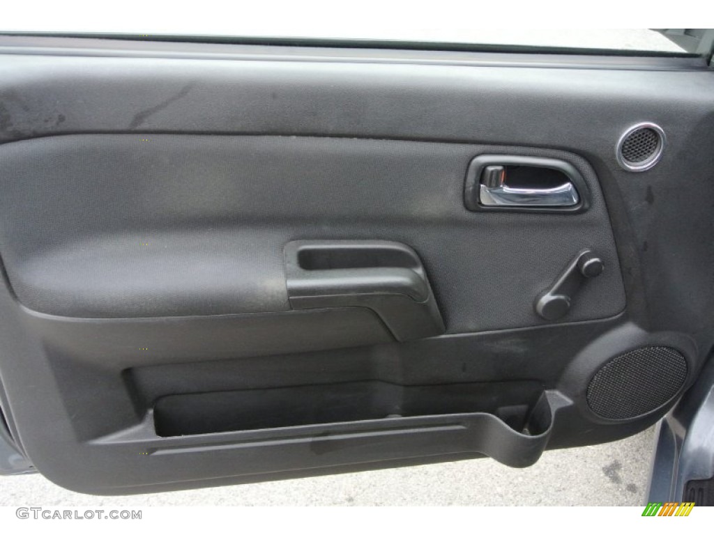 2009 Chevrolet Colorado LT Regular Cab Ebony Door Panel Photo #78685036