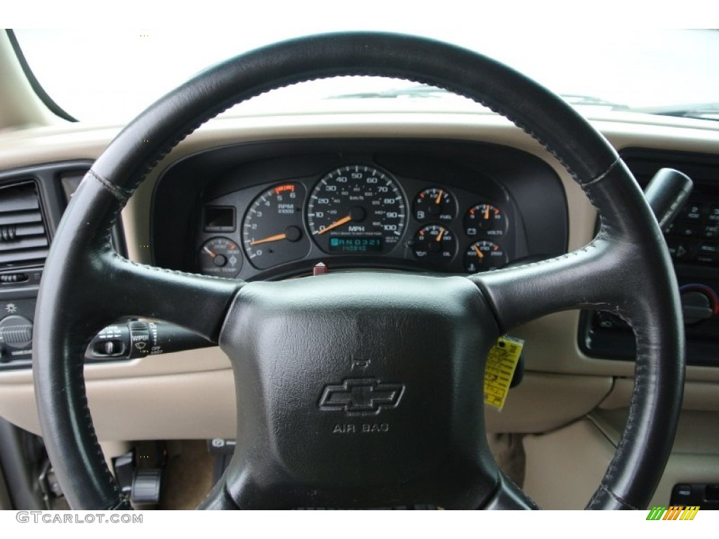 2002 Silverado 2500 LT Extended Cab 4x4 - Doeskin Tan / Tan photo #14