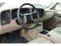 Tan 2002 Chevrolet Silverado 2500 LT Extended Cab 4x4 Interior Color