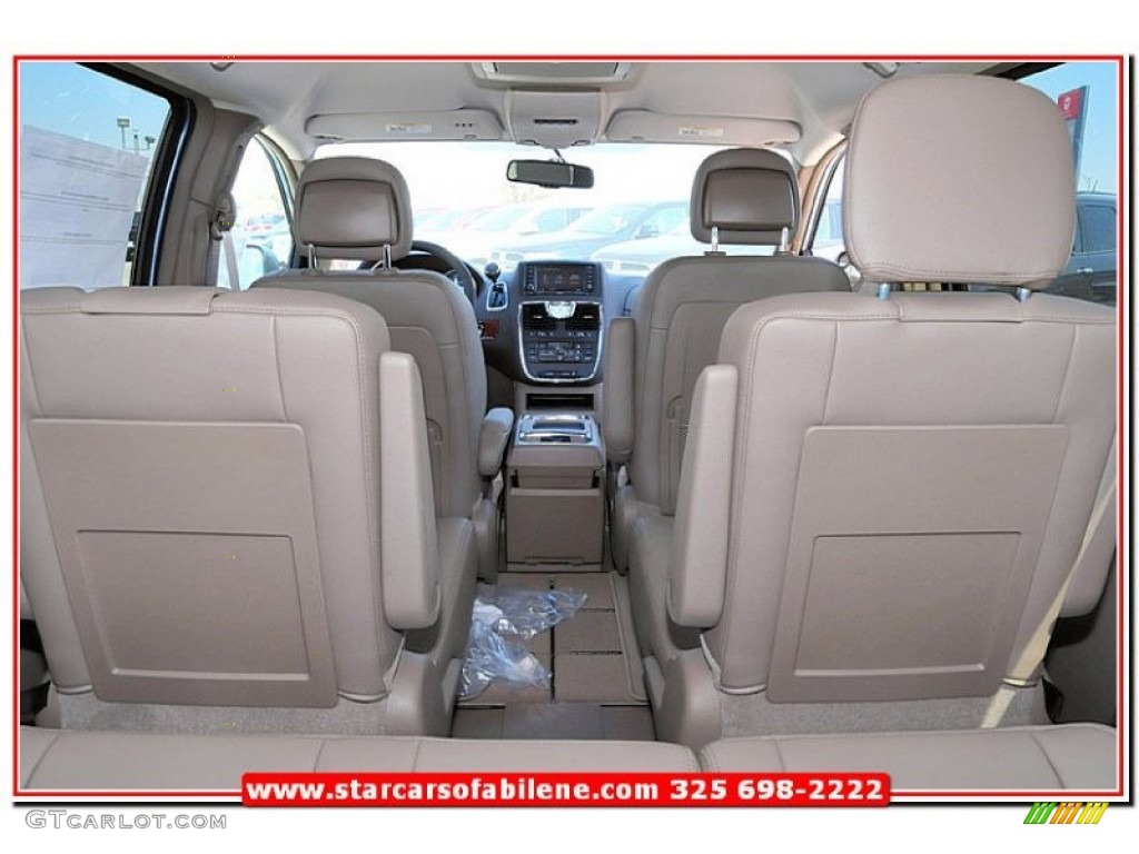2013 Town & Country Touring - Crystal Blue Pearl / Dark Frost Beige/Medium Frost Beige photo #16