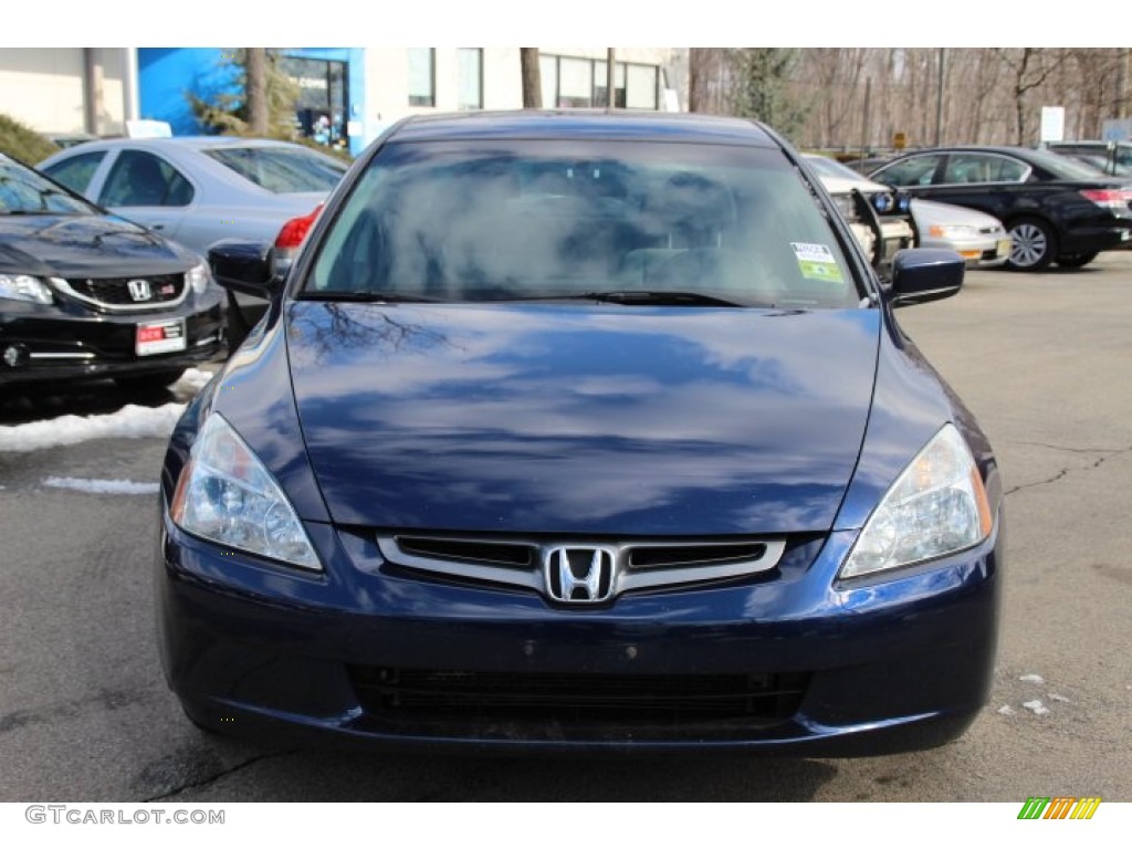 2004 Accord LX Sedan - Eternal Blue Pearl / Gray photo #2