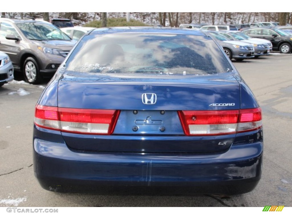 2004 Accord LX Sedan - Eternal Blue Pearl / Gray photo #6