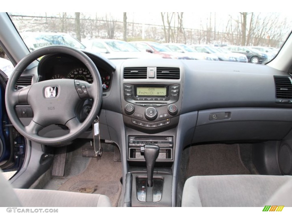 2004 Honda Accord LX Sedan Gray Dashboard Photo #78686275